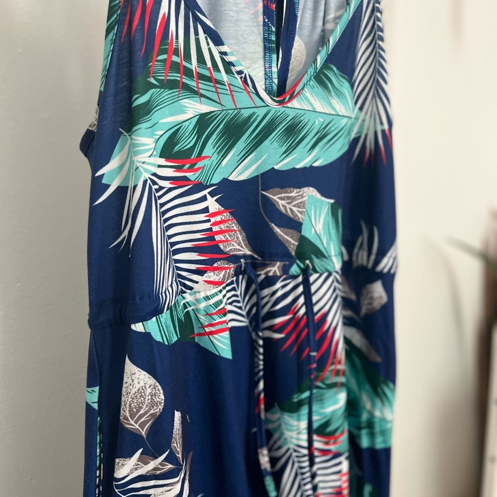 Tropical maxi dress
